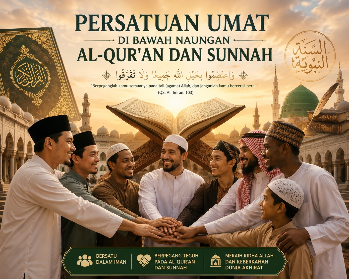 Persatuan Umat di Bawah Naungan Al-Qur’an dan Sunnah